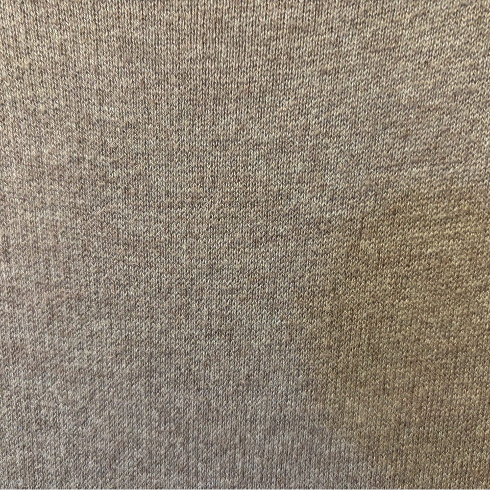 Adrienne Vittadini Taupe and Cream Knit Sweater Dress - Picture 5 of 5
